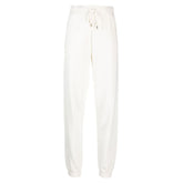 White Cotton Women Sweatpant